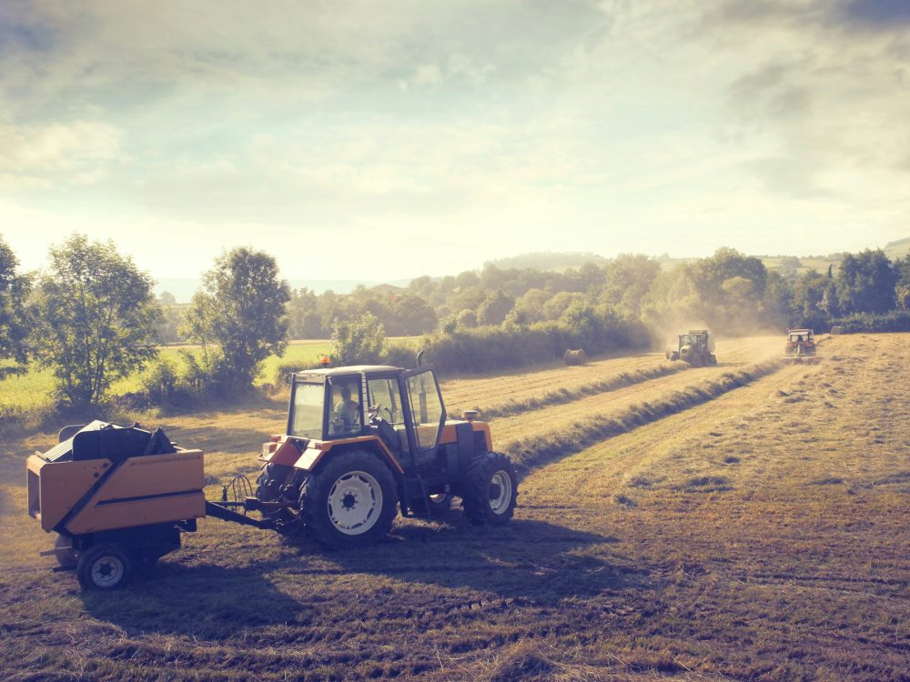 Tractor in the Countryside